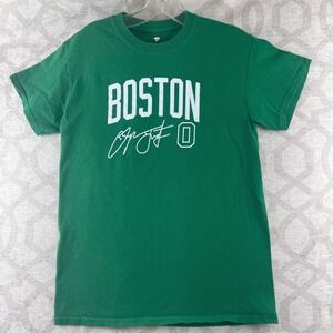 Fanatics Boston Jayson Tatum Signature Green Graphic T-Shirt Mens Small S